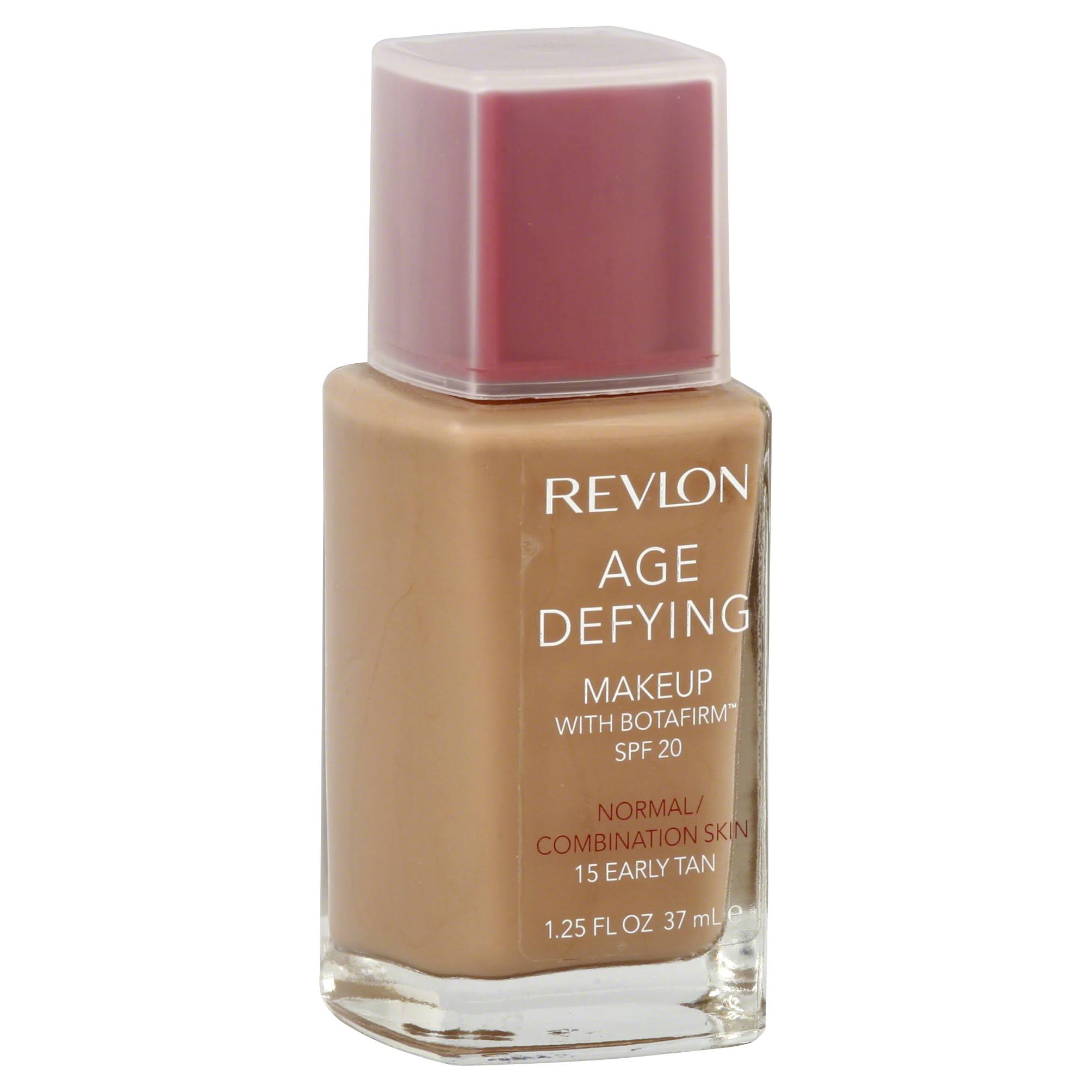 REVLON Age Defying Makeup with Botafirm, SPF 20, Normal/Combination Skin, Early Tan 15, 1.25-Ounce - oddros.shop